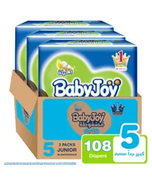 BabyJoy Cullotte Unisex Jumbo Pack Size 5 Pack of 3 - 108 Pieces