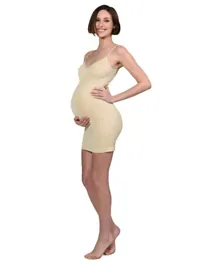 Mums & Bumps Mamsy Maternity Slip Dress - Nude