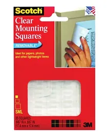 Scotch Clear Mounting Squares