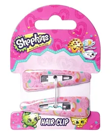 Shopkins Hair Clips - Pink