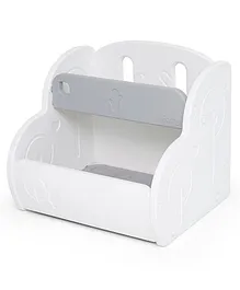 iFam Easy Doing Double Big Box Organizer - Grey and White