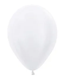 Sempertex Round Latex Balloons Satin Pearl - 50 Pieces