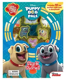 Phidal Disney's Jr. Puppy Dog Pals Activity Book Stuck on Stories - Multicolour