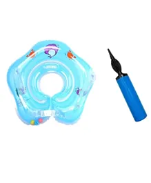 Pikkaboo Iswimsafe Infant Neck Floater Blue with Inflator
