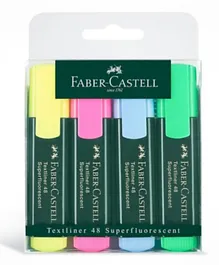 Faber Castell Classic Highlighter Wallet - 4 Pieces