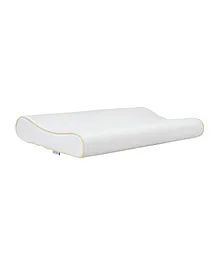 Moon  Organic Toddler| Baby Pillow- White