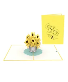 Generic Sunflower Pop Up Card - Multicolor