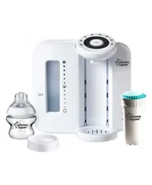 Tommee Tippee Perfect Prep Machine Instant and Fast Baby Bottle Maker with Antibacterial Filter - White