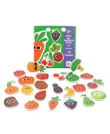 UKR Fruit and Vegetables Matching Puzzle - 22 Pieces