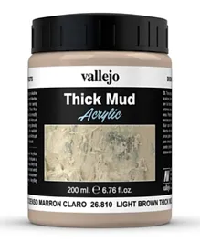 Vallejo Thick Mud 26.810 Light Brown - 200ml