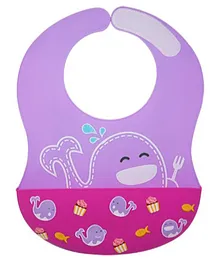 Marcus and Marcus Wide Coverage Silicone Baby Bib - Willo