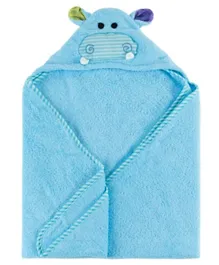 Zoocchini Henry The Hippo Hooded Towel - Blue