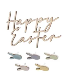 Ginger Ray Happy Easter Cake Toppers