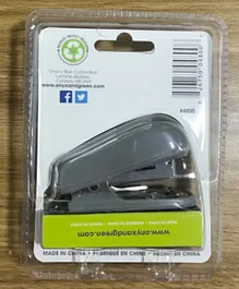 Onyx And Green Mini Stapler with 1000 Staplers (4800) - Grey
