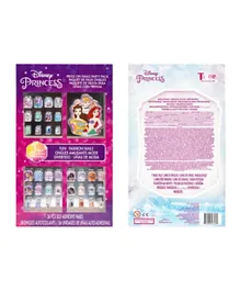 Townley Girl Disney Princess Press On Nails With File - 36 Pieces