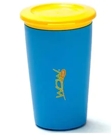 Wow Cup Blue Tumbler with Freshness Lid - 225ml