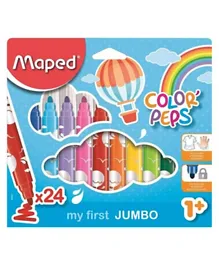 Maped Color Peps Felt Color Pens Multicolor - Pack of 24