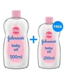 Johnson & Johnson Oil 500 ml Plus 200 ml Free