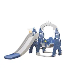 Little Angel Kids Toys Slide and Swing - Blue