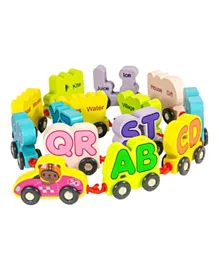 A Cool Toy Wooden Alphabet Train