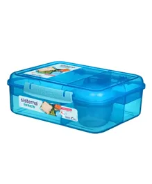 Sistema Bento Lunch Box Blue - 1.65 Litre