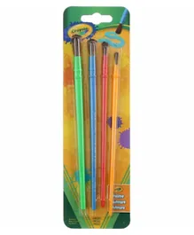 Crayola Art and Craft Brush Set Multicolor - Pack of 4