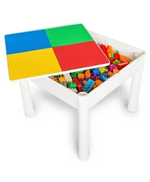 Little Story 4-in-1 Activity Table with Large Blocks - 50 Pieces