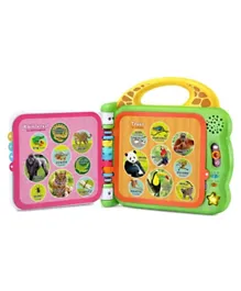 Leapfrog 100 Animals Book for Toddlers - Bilingual Learning Aid, Fun Facts & Songs, 18M+ Multicolour