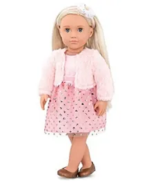 Our Generation Doll with Pink Glitter Dress Millie - 18 Inches