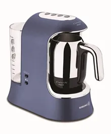 Korkmaz Kahvekolik Coffee Machine 1.2L 700W KORA86203 - Blue