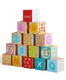Iwood Wooden Stamping Blocks - 15 Pieces