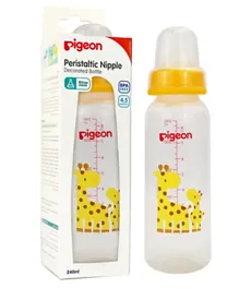 Pigeon Decorated Animal Plastic Bottle Pack of 1 Assorted - 240mL
