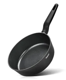 Fissman Deep Frying Pan With Handle - Black