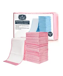 Little Story Disposable Diaper Changing Mats Pink - Pack of 50