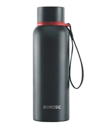 Borosil Vaccum Trek Bottle Black -  500mL