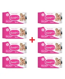 Jennifer's Baby Wipes Alcohol Free Pack of 8 -  640 Pieces
