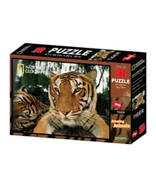 National Geographic Prime 3D Puzzle Tiger - 500 Pieces