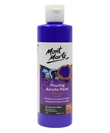 Mont Marte Pouring Acrylic Paint Ultramarine Blue - 240ml