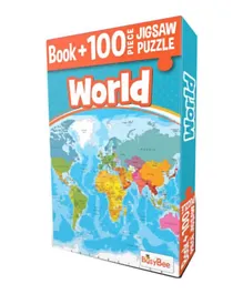 World Book & Jigsaw Puzzle - English