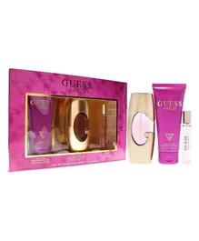 Guess Gold 3 Piece Set With 75ml EDP + Mini 15mL + 200ml Body Lotion