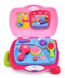 Hola Tool Set Suitcase With Music And Light - Pink