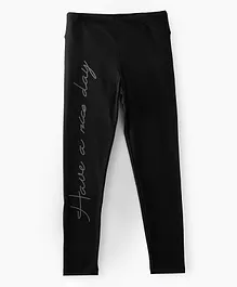 Jelliene Knitted Legging - Black
