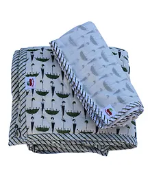 CherryPick Set Of 2 Winter And Summer Blanket - Multicolour