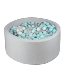 Ezzro Round Ball Pit With 100 Balls - Grey