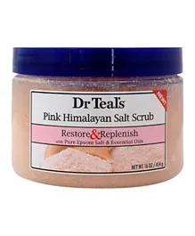 Dr Teals Epsom Salt Body Scrub Pink Himalayan - 454g