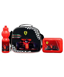 Ferrari Flag Hand Bag + Canteen - Red