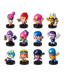 Brawl Stars Stampers  Action Figures Pack Of 12 Assorted - 17cm