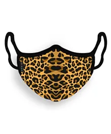 Nomad Mask The Leopard No Valve Face Mask Multicolour - 12 cm Extra Small