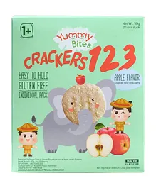 Yummy Bites Rice Cracker 123 Apple Flavor
