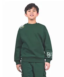 Little Kangaroos MTB Life Graphic Sweatshirt - Green